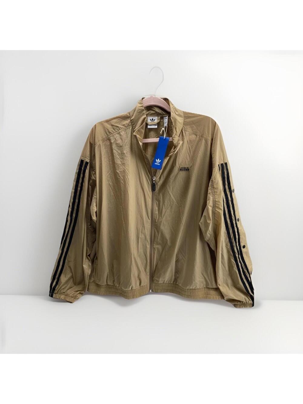 Adidas Women’s Plus Size 1X Lightweight Spring Pull-Away Athletic Jacket Coat